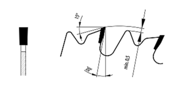 HM-Kreissägeblatt D=350 x 4,0/2,8 Z=20 LFZ